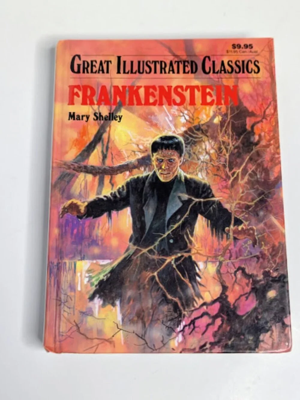 Illustrated Classics Book Lot Peter Pan Oliver Twist Frankenstein Hardcover